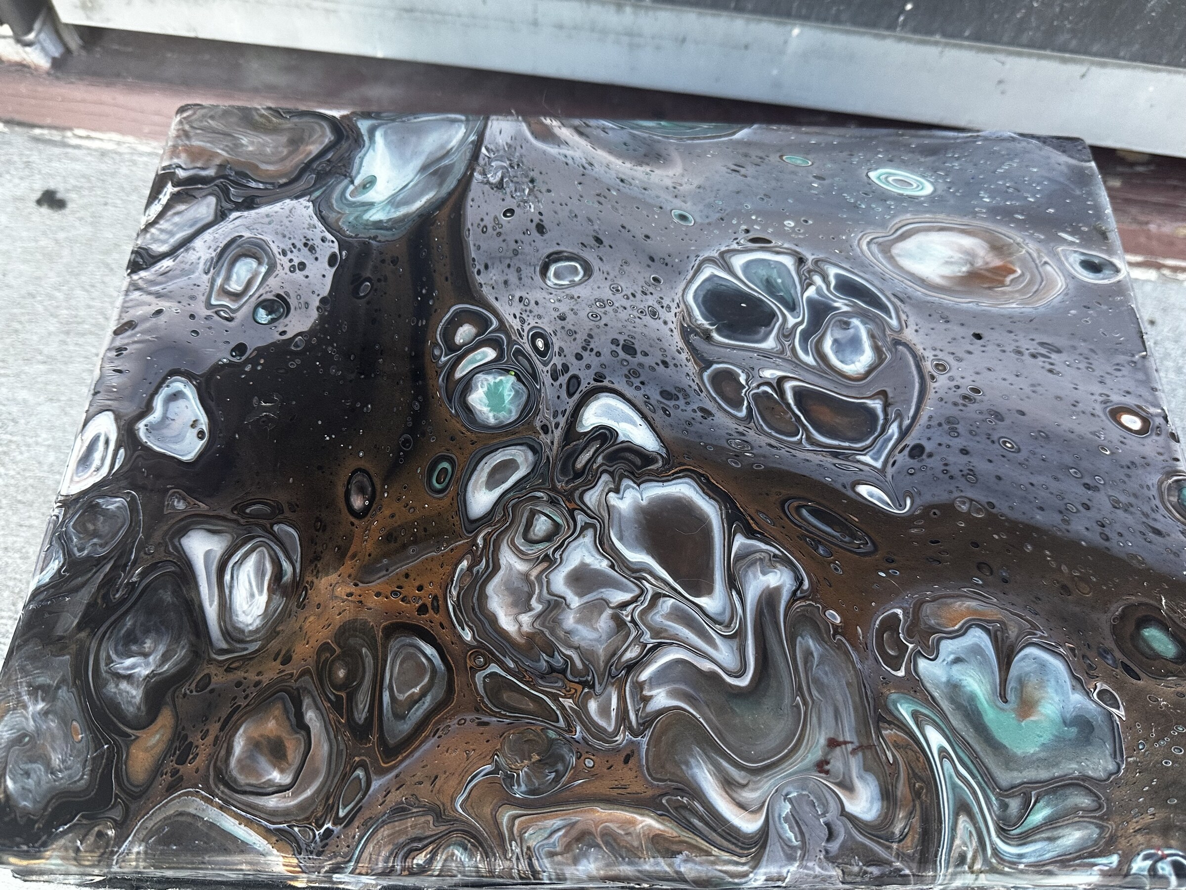 Full view of the paint skin and resin lid surface of the Pax Box